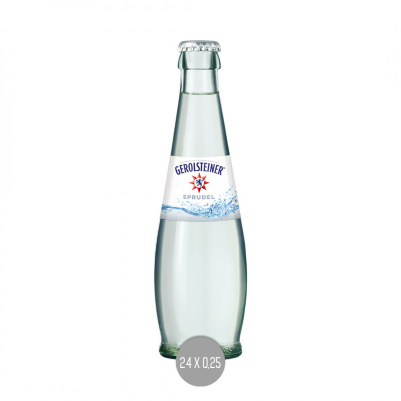 Gerolsteiner Gourmet Sprudel GLAS 24x0,25 (MW)