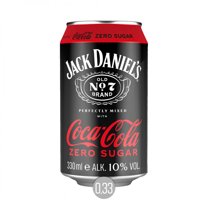Jack Daniel's & Cola Zero Sugar Dose (EW)