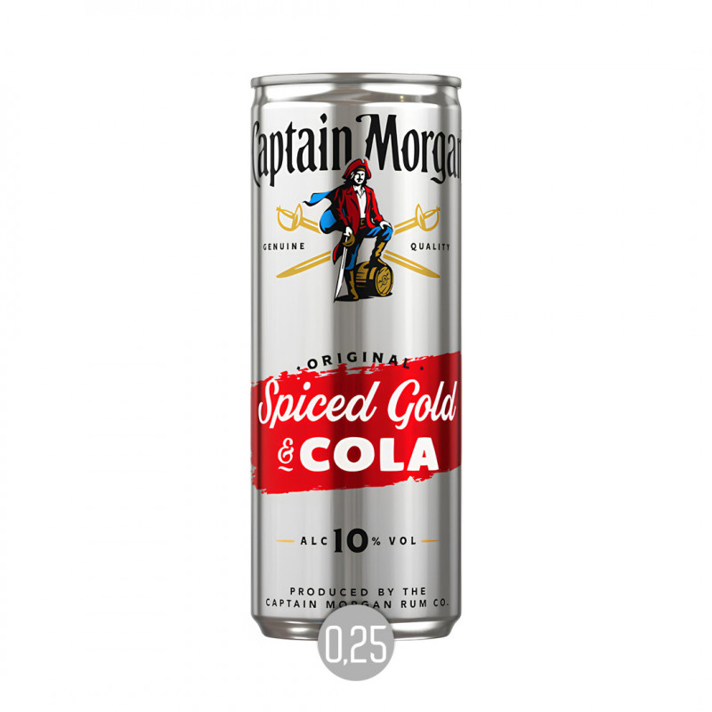 Captain Morgan Spiced Gold & Cola Dose (EW)