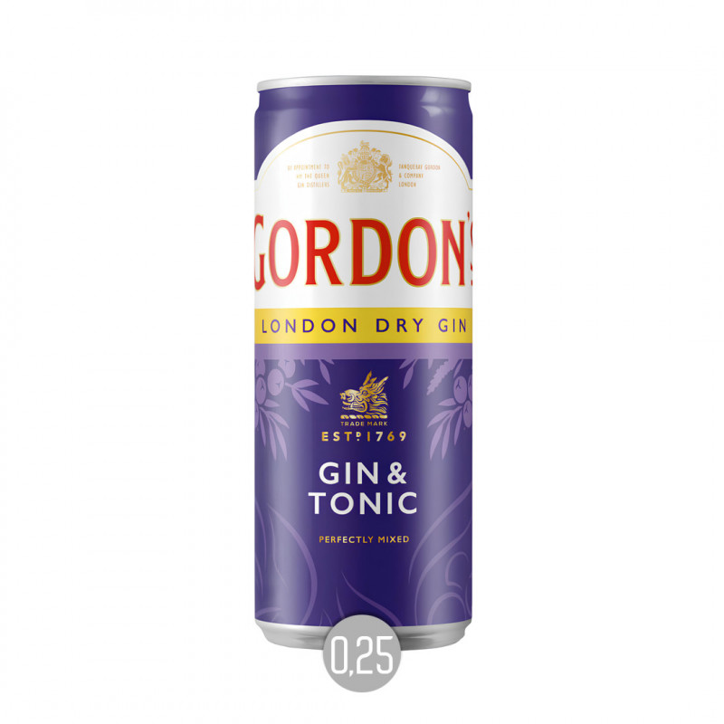 Gordon's London Dry Gin & Tonic Dose (EW)