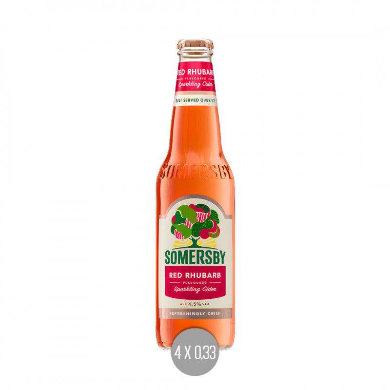 Somersby Red Rhabarber 4x0,33 (MW)