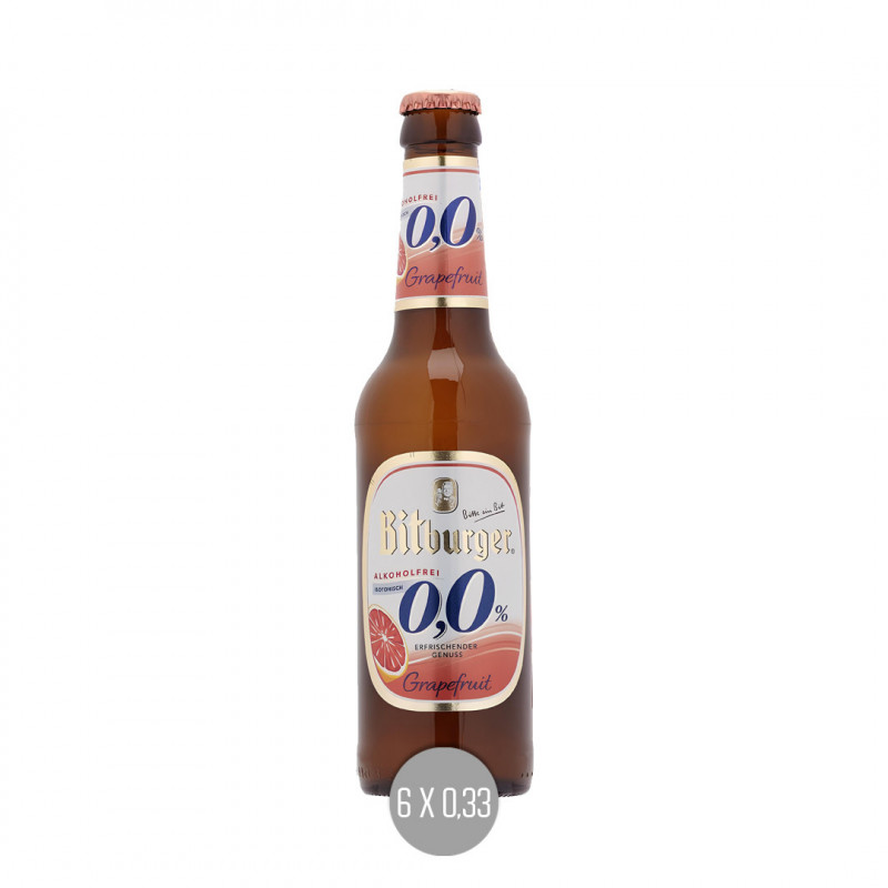 Bitburger Grapefruit AF 6x0,33 (MW)