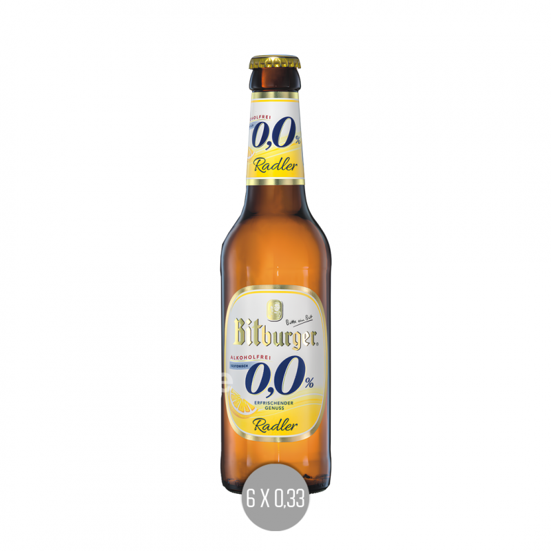 Bitburger Radler AF 6x0,33 (MW)