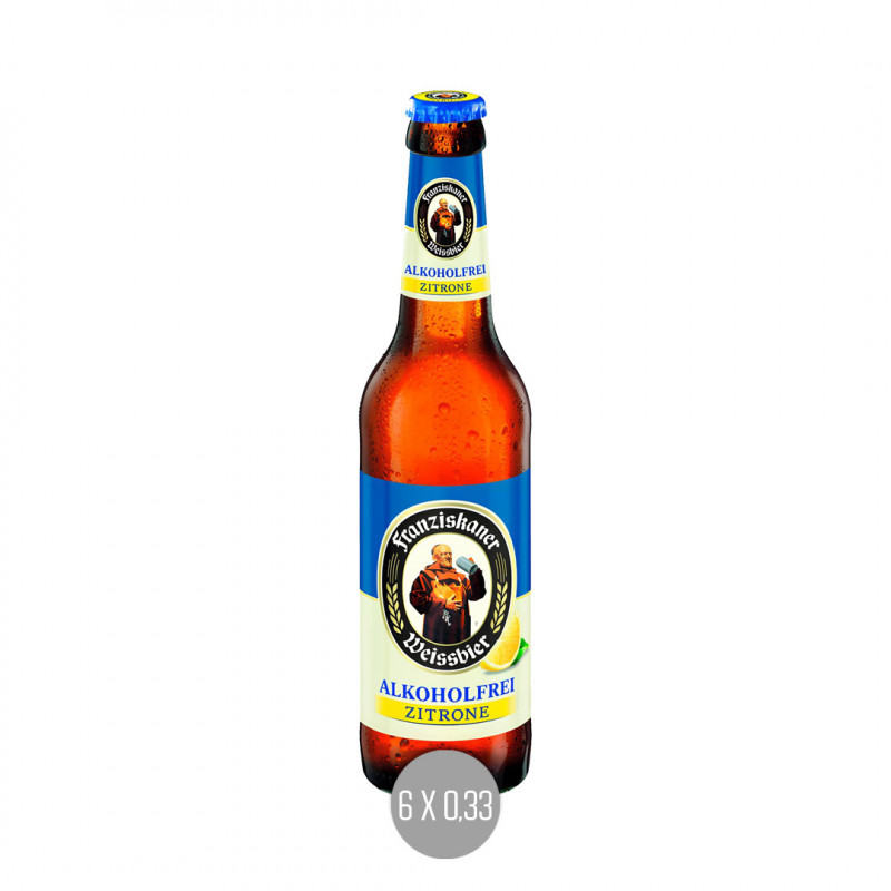 Franziskaner Weißbier Zitrone AF 6x0,33 (MW)