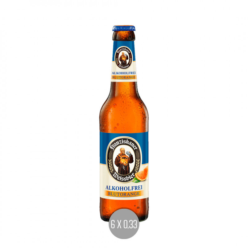 Franziskaner Weißbier Blutorange AF 6x0,33 (MW)