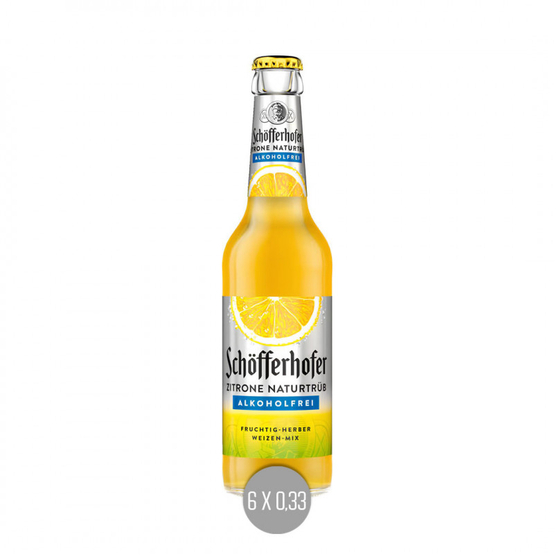 Schöfferhofer Zitronen Weizen AF 6x0,33 (MW)