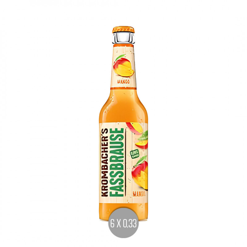 Krombacher Fassbrause Mango 6x0,33 (MW)