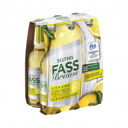 Veltins Fassbrause Zitrone 6x0,33 (MW)
