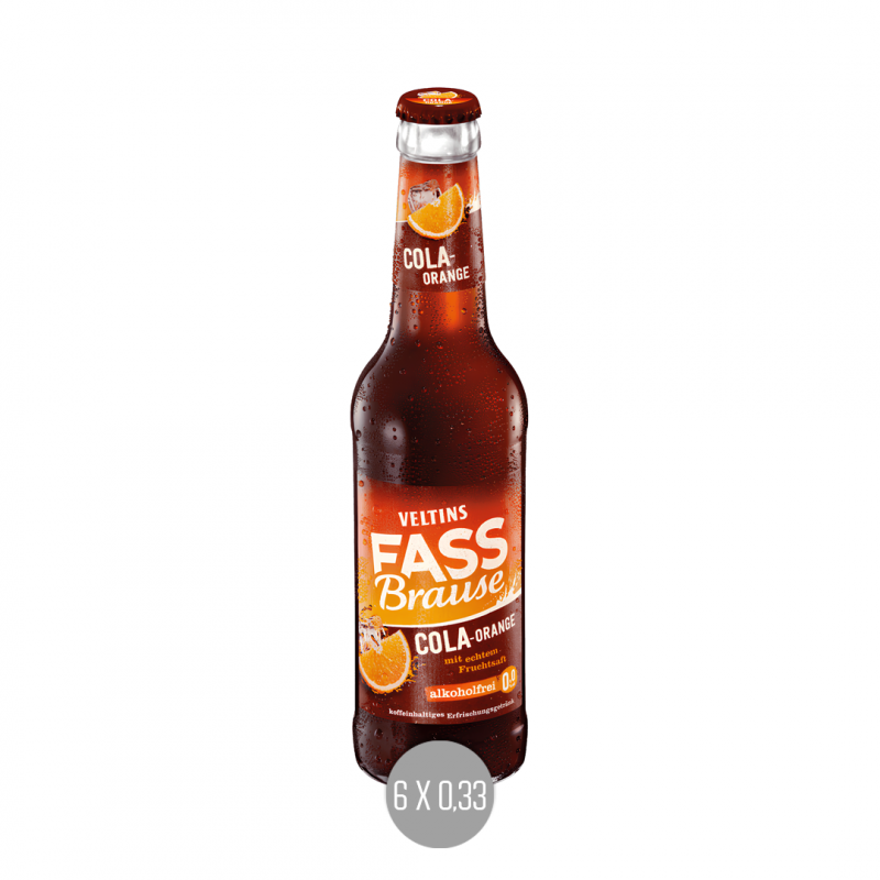 Veltins Faßbrause Cola-Orange (MW)