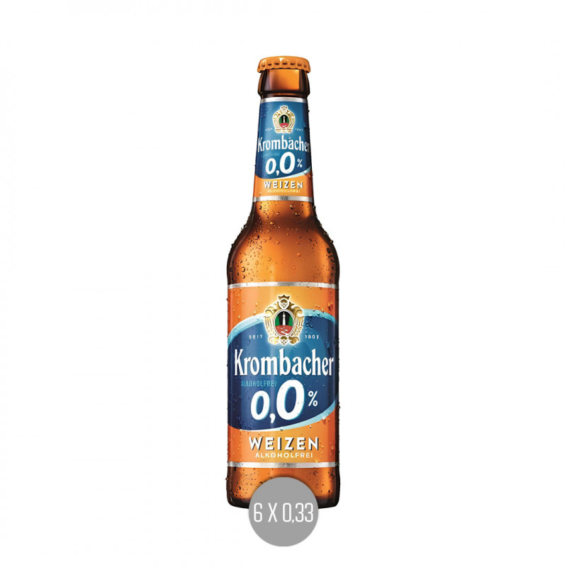 Krombacher Weizen AF 6x0,33 (MW)