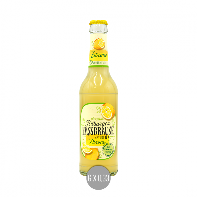 Bitburger Fassbrause Zitrone 6x0,33 (MW)