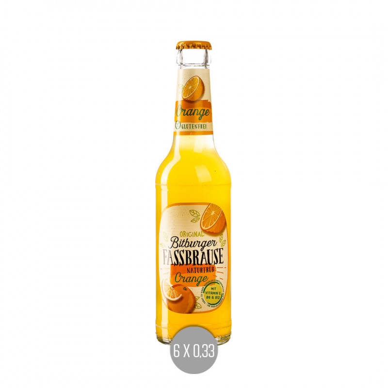 Bitburger Fassbrause Orange 6x0,33 (MW)