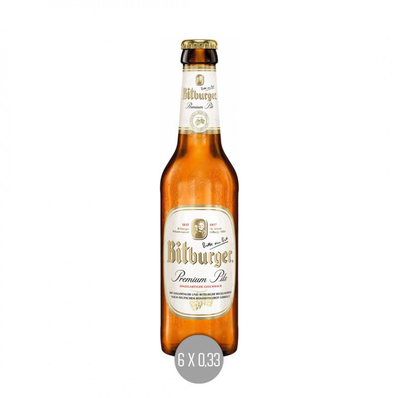 Bitburger Pils Lux 6x0,33 (MW)