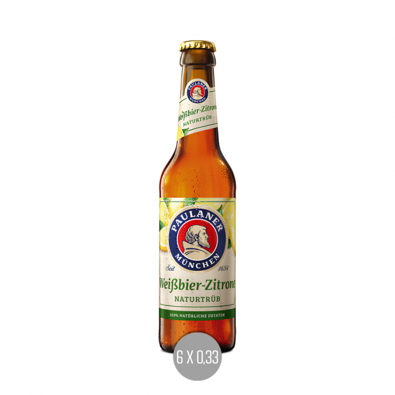 Paulaner Hefe Zitrone Trüb 6x0,33 (MW)