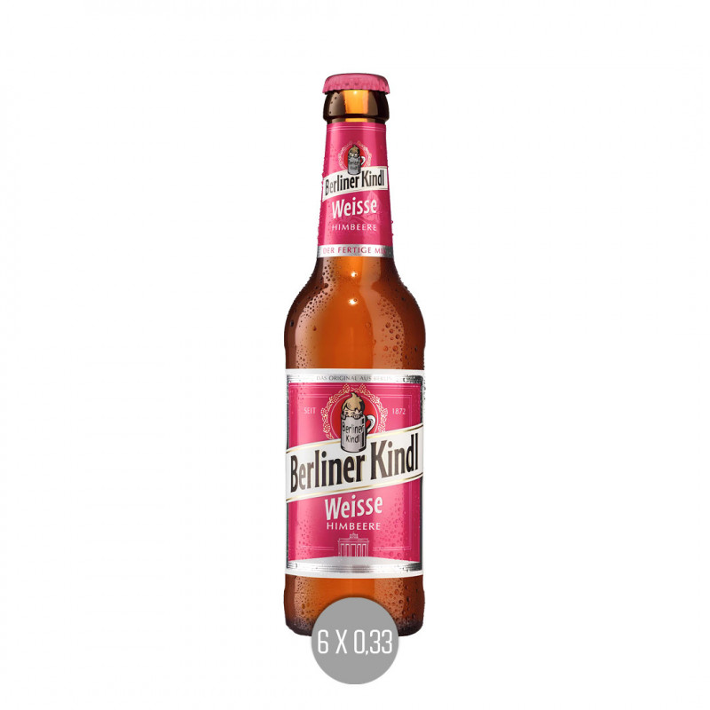 Berliner Kindl Weiße Himbeer 6x0,33 (MW)