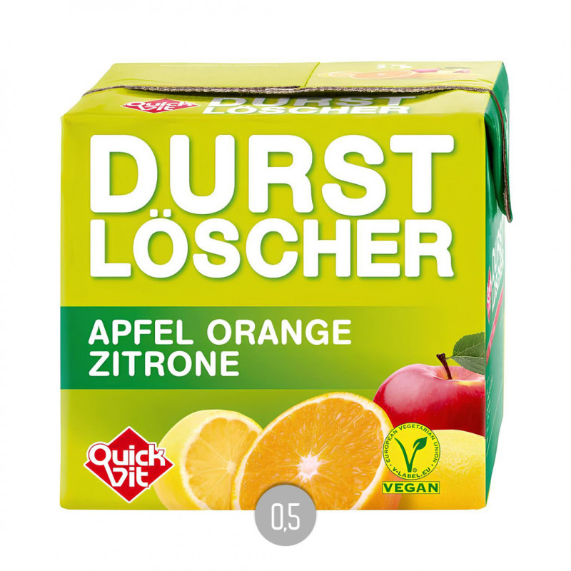 Durstlöscher Apfel Orange Zitrone