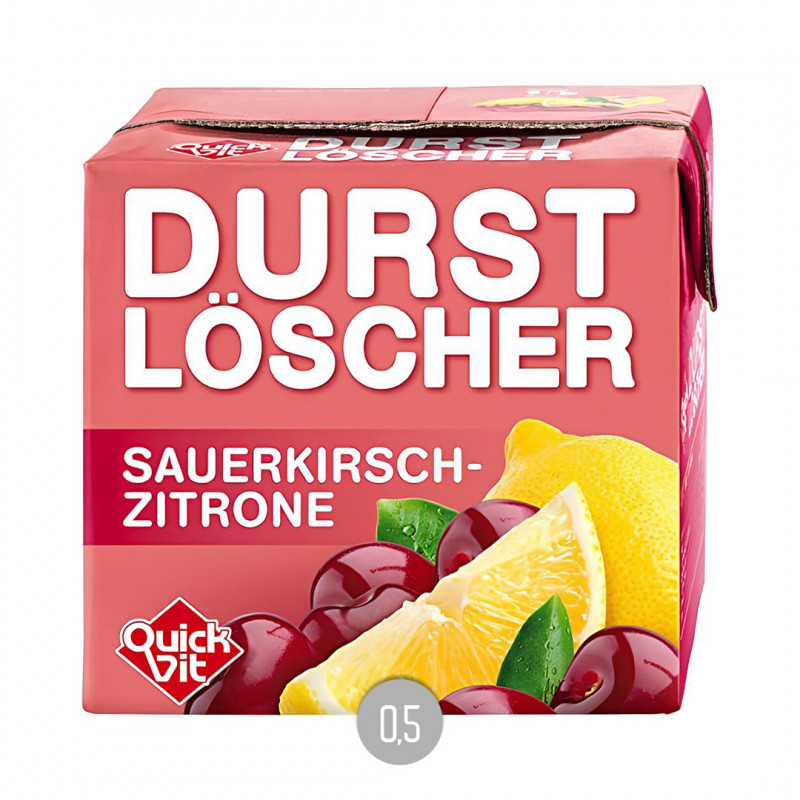 Durstlöscher Kirsche Zitrone