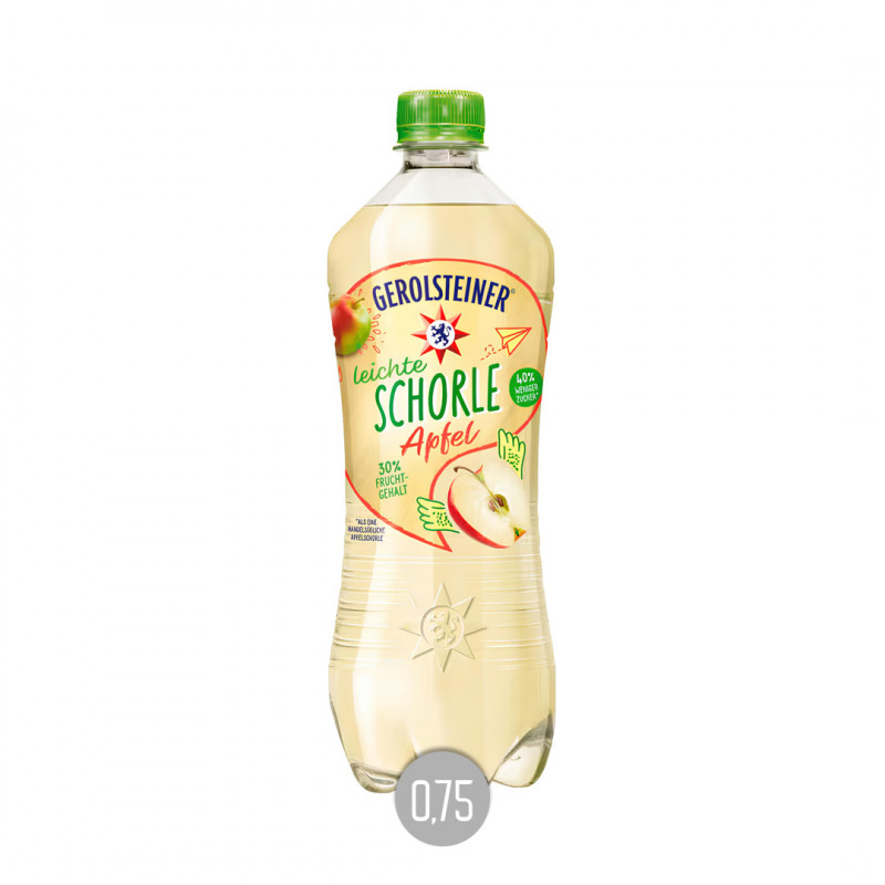 Gerolsteiner leichte SCHORLE Apfel (EW)