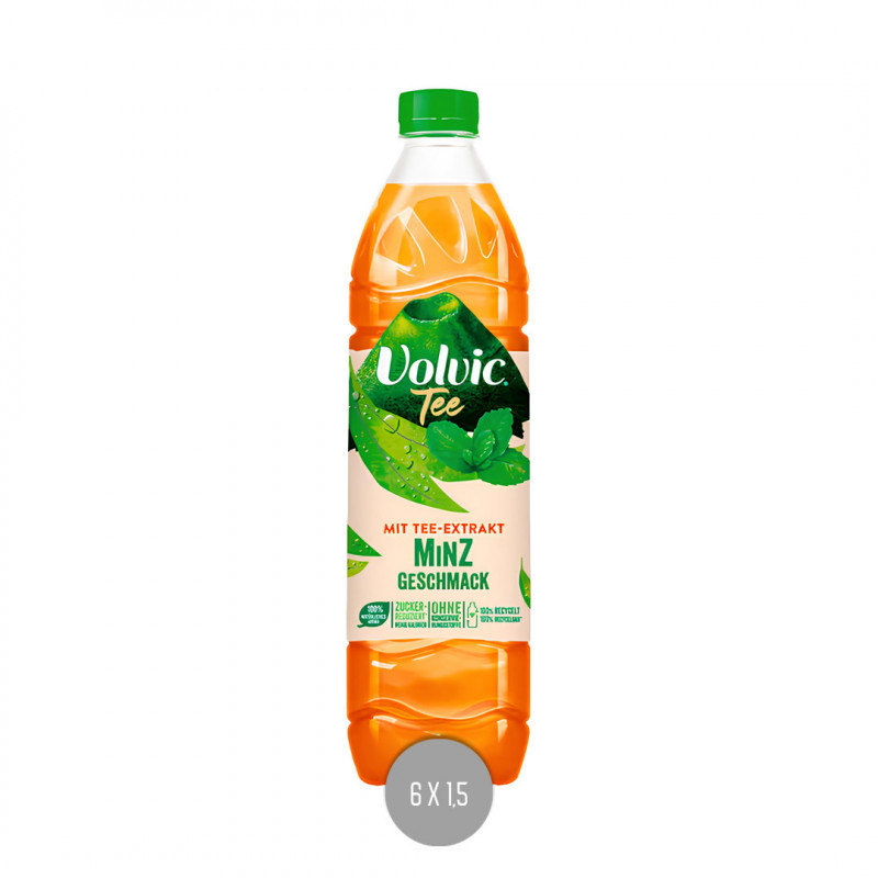 Volvic Grüner Tee Minze (MW)