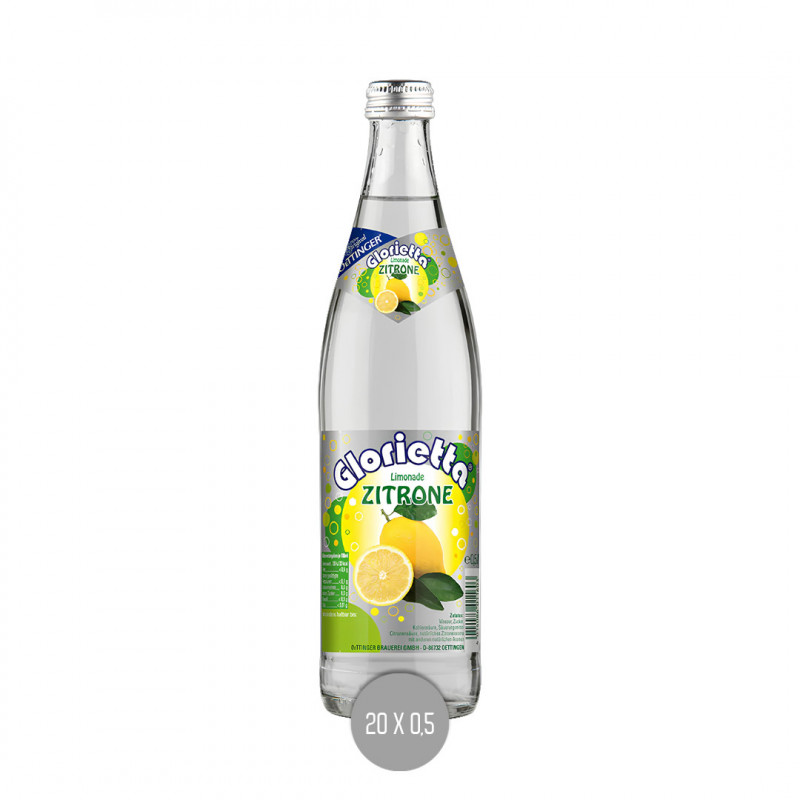 Oettinger Glorietta Zitronen Limo 20x0,5 (MW)