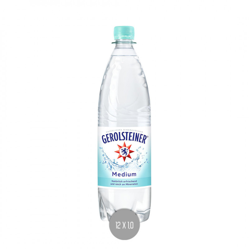 Gerolsteiner Medium PET 12x1,0 (MW)