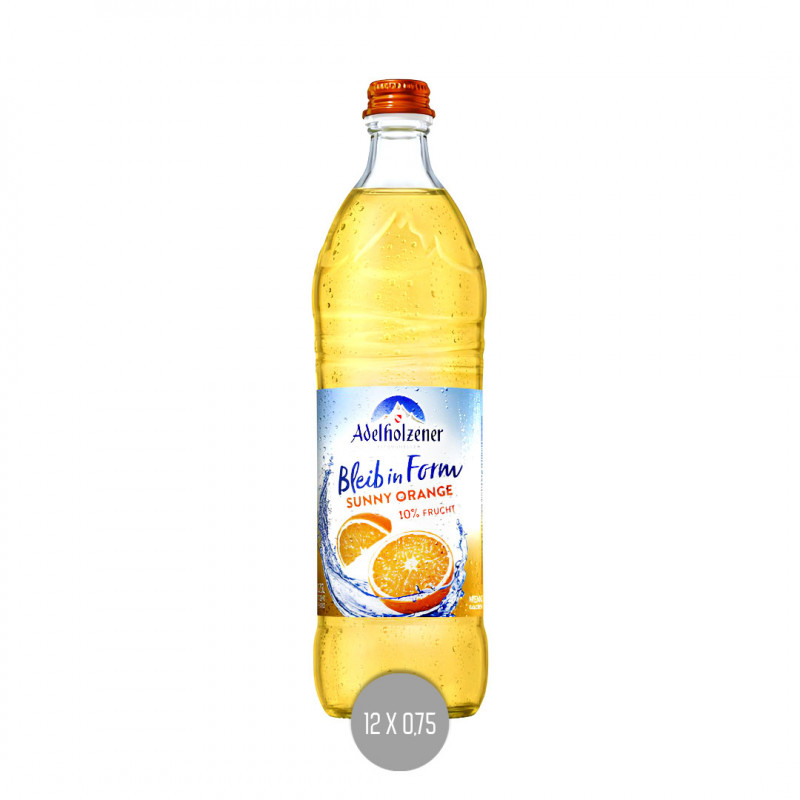Adelholzener Bleib in Form Orange 12x0,75 (MW)