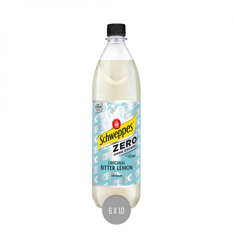 Schweppes Bitter Lemon Zero 6x1,0 (MW)