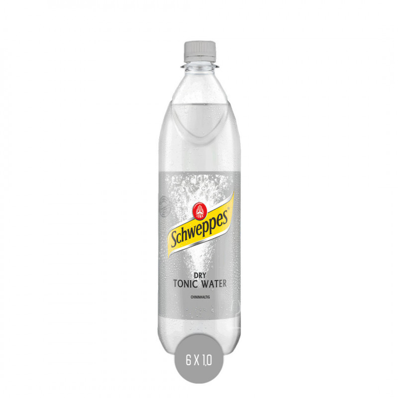 Schweppes Dry Tonic Water 6x1,0 (MW)