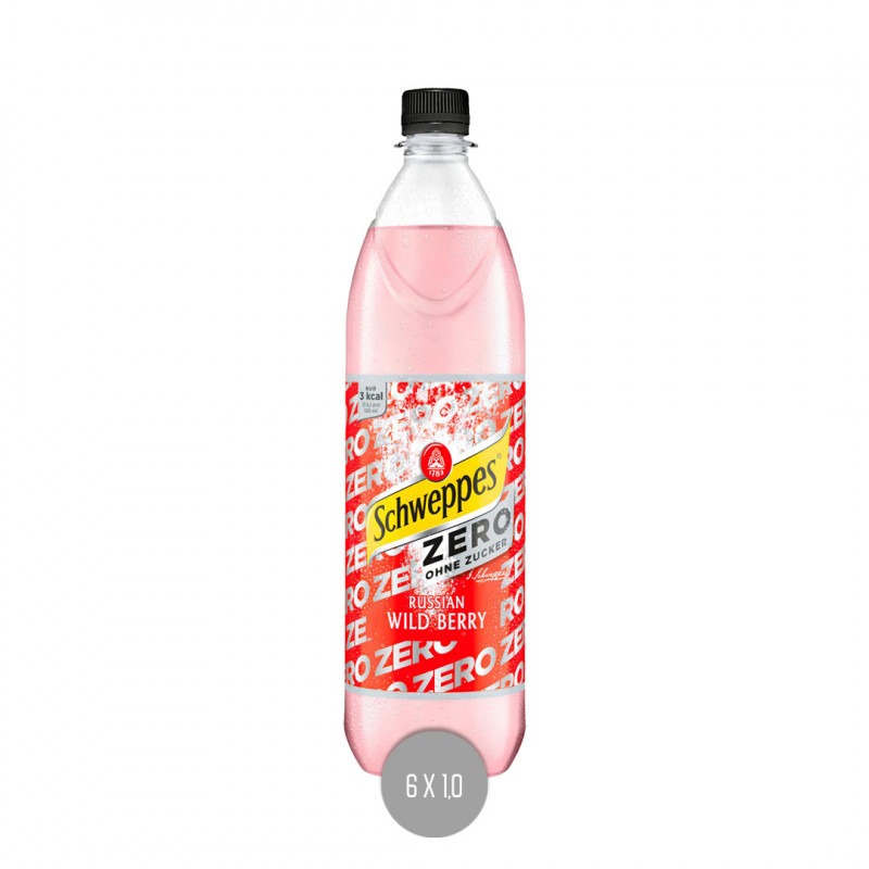 Schweppes Wild Berry Zero 6x1,0 (MW)