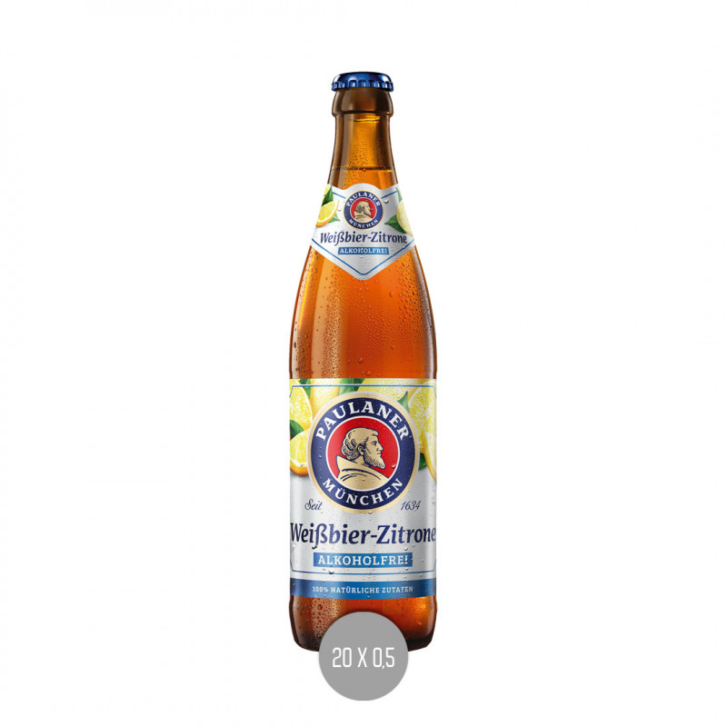 Paulaner Hefe Zitrone AF 20x0,5(MW)