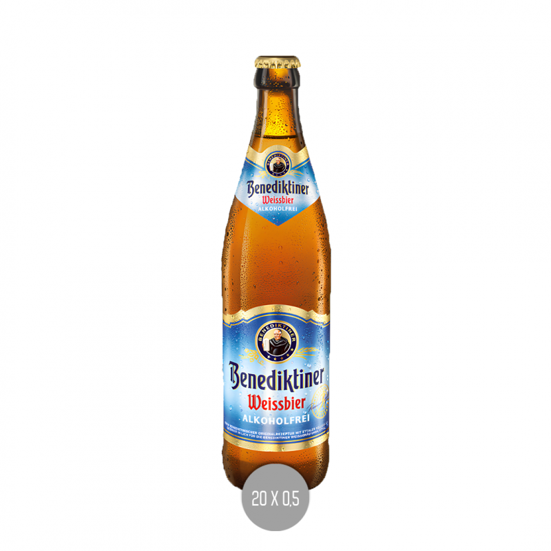 Benediktiner Weissbier AF 20x0,5 (MW)