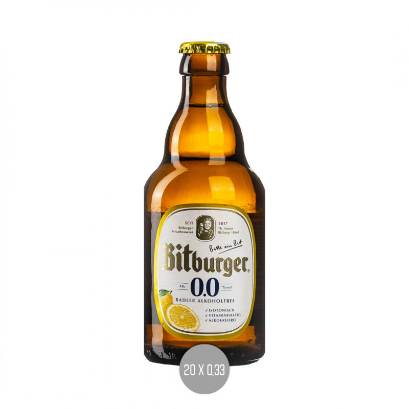 Bitburger Radler AF Stubbi 20x0,33 (MW)