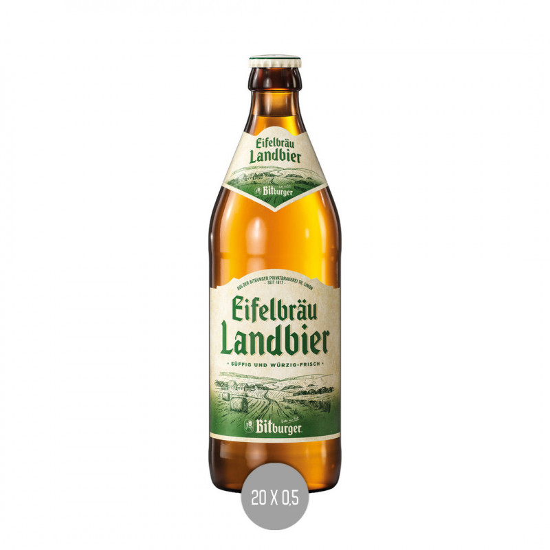 Bitburger Eifelbräu Helles Landbier 20x0,5 (MW)