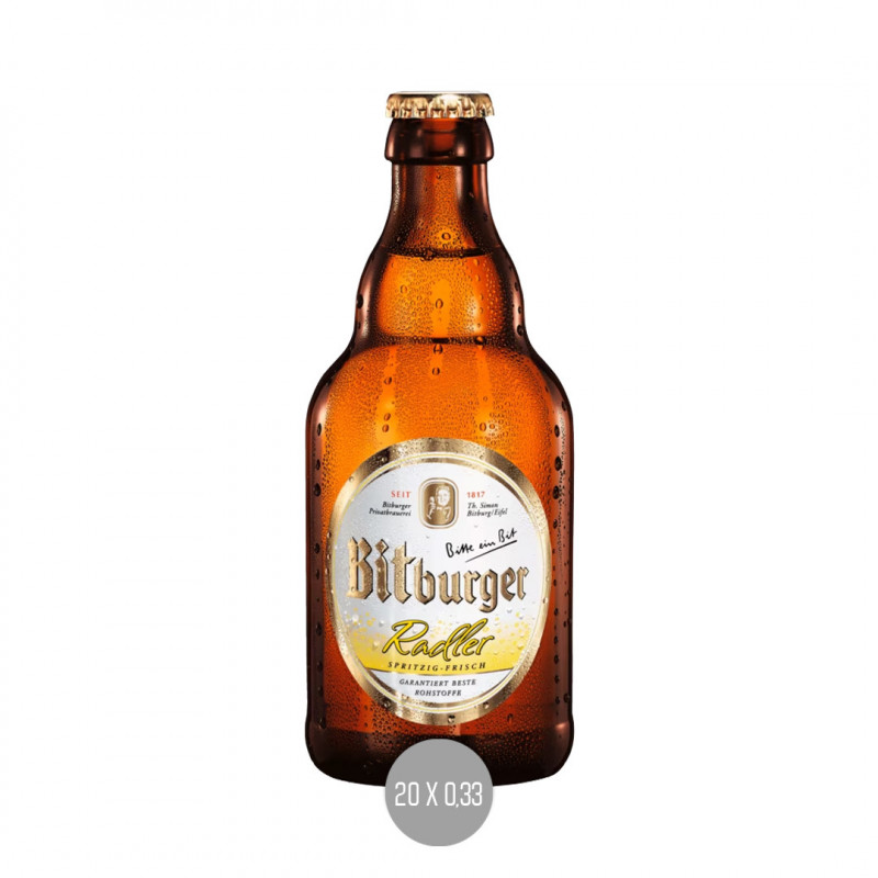 Bitburger Radler Stubbi 20x0,33 (MW)
