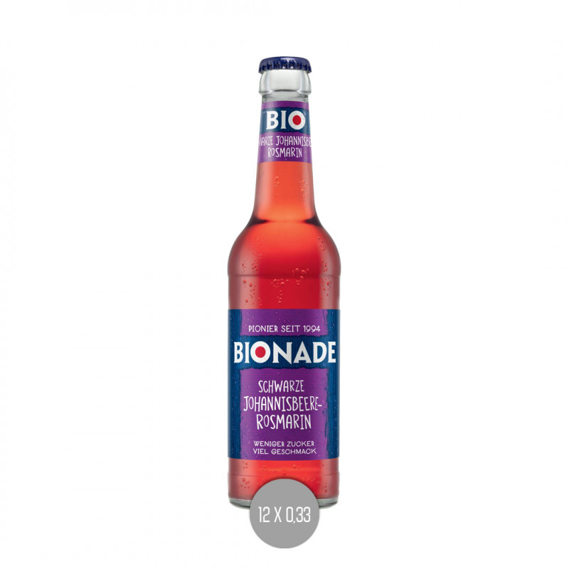 Bionade Schwarze Johannesbeere 12x0,33 (MW)