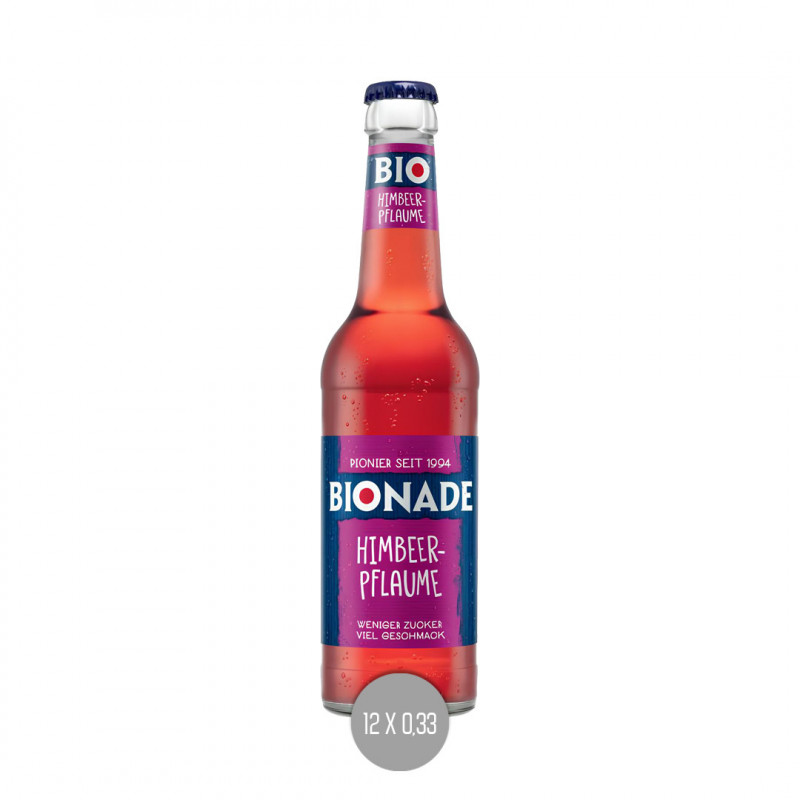 Bionade Himmbeer Pflaume 12x0,33 (MW)