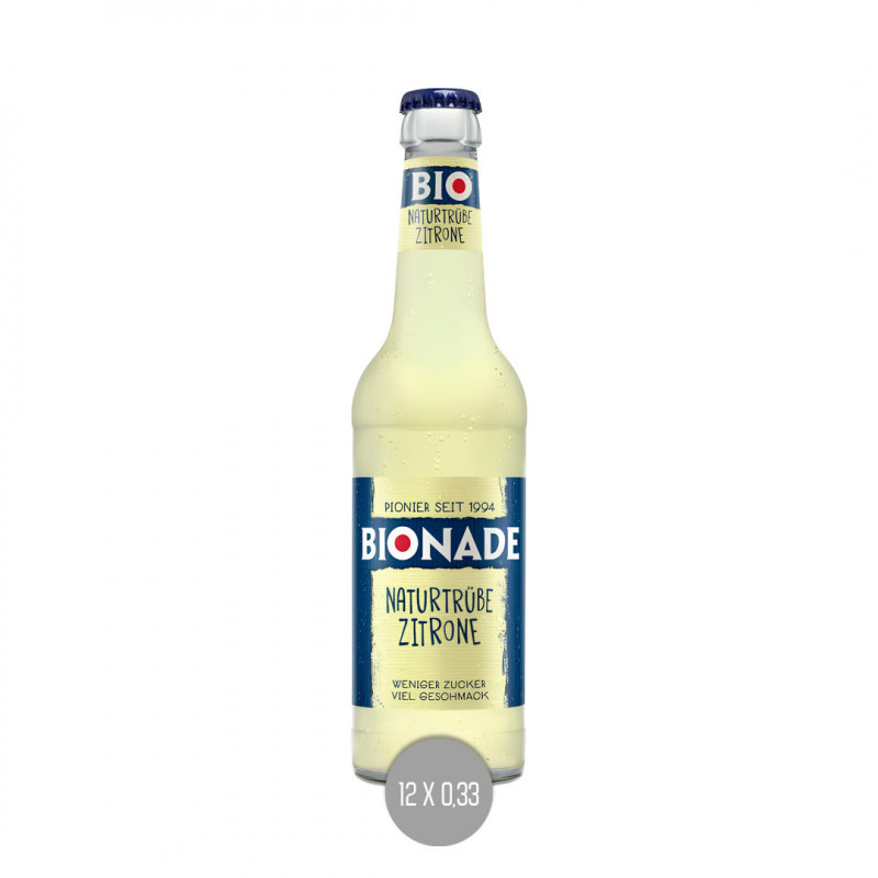 Bionade Naturtrübe Zitrone 12x0,33 (MW)