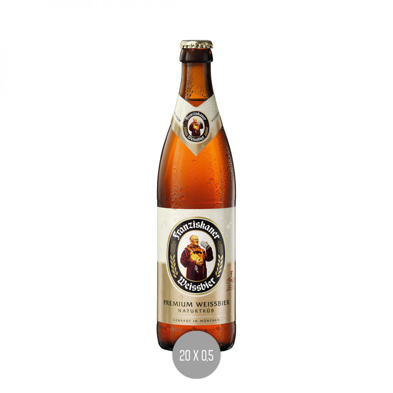Franziskaner Hefe-Weissbier 20x0,5 (MW)
