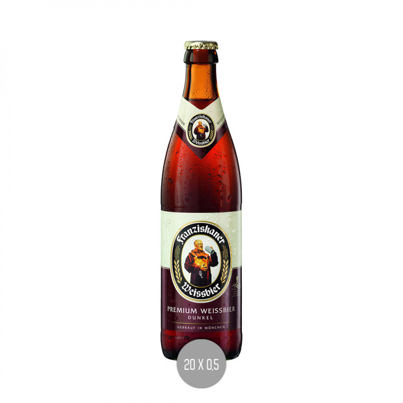 Franziskaner Weissbier Dunkel 20x0,5 (MW)