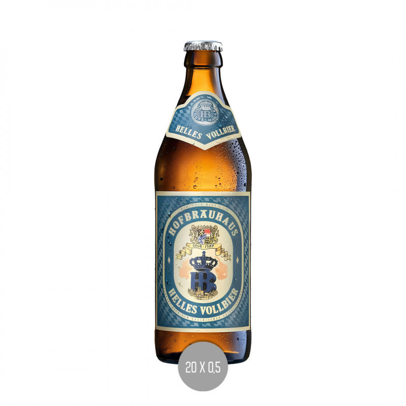 Hofbräu München Helles Vollbier 20x0,5 (MW)