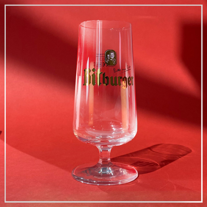 Glas Bitburger Pokal 0,3