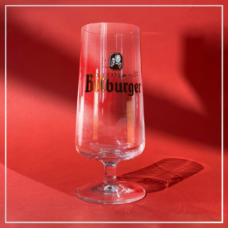 Glas Bitburger Pokal 0,4