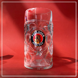 Glas Paulaner Krug 1L