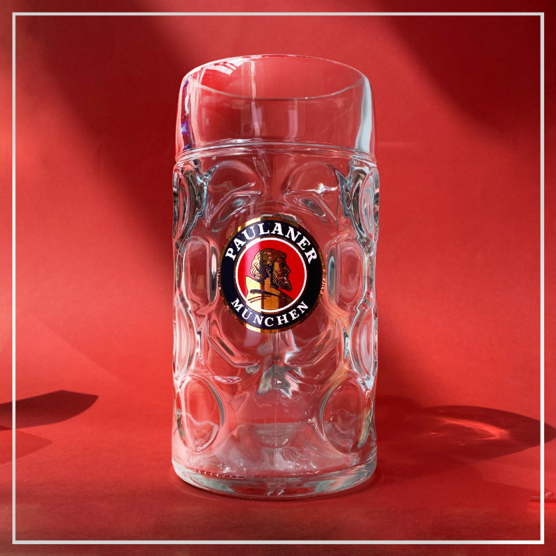 Glas Paulaner Krug 1L