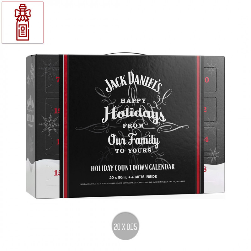 Jack Daniel's Adventskalender 20x0,05 und 4 Überraschungen