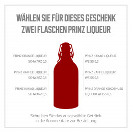 Filztasche mit Prinz Liqueur