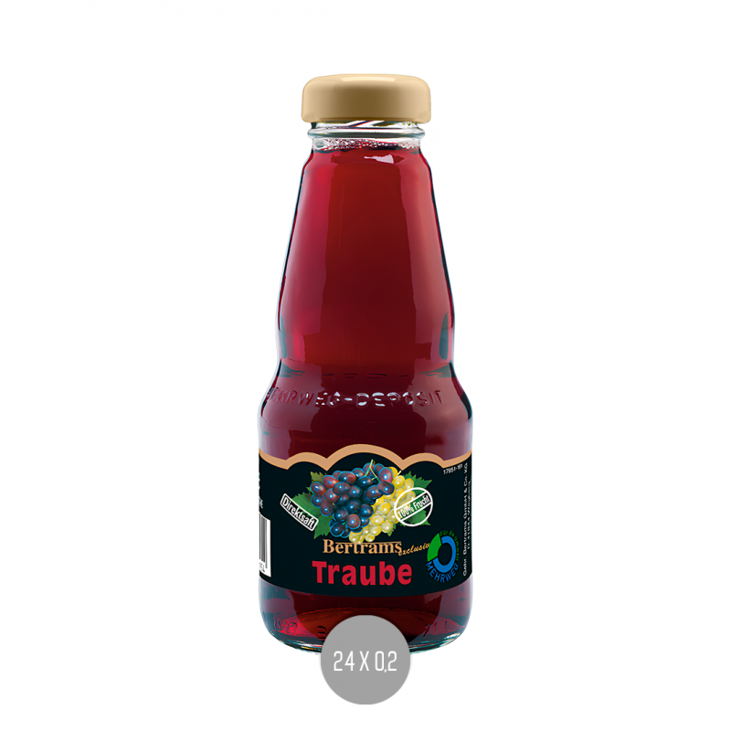Bertrams Traubensaft 24x0,2 (MW)