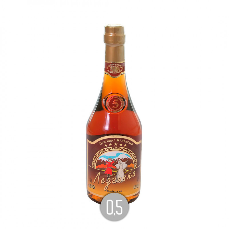 Armenischer Cognac Lezginka 5 Jahre