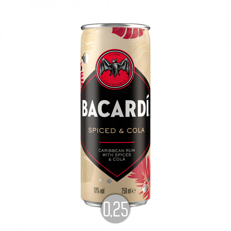 Bacardi Spiced & Cola Dose (EW)