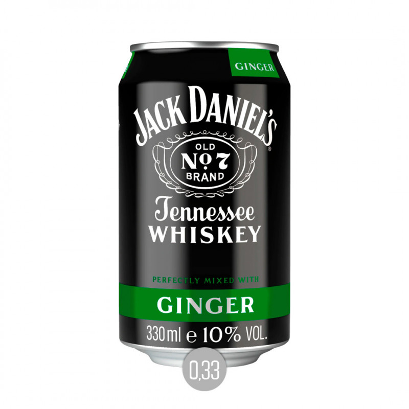 Jack Daniel's Tennessee Whiskey & Ginger Dose (EW)